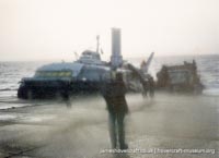 BH7 being moved to The Hovercraft Museum